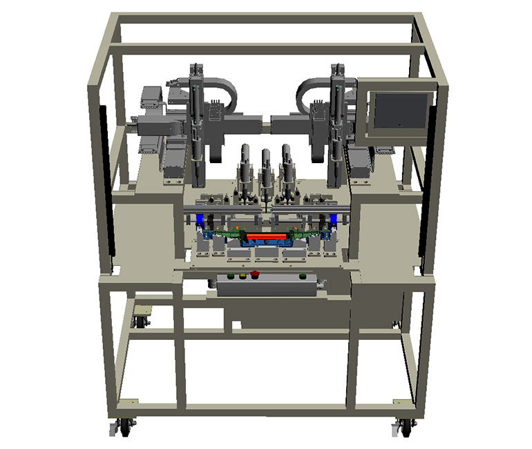 超音波溶着機（アッシー機）-全体の3Dモデル