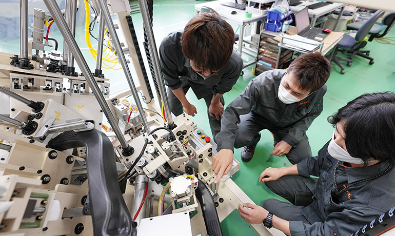 省人化装置部門 木曽川工場の様子